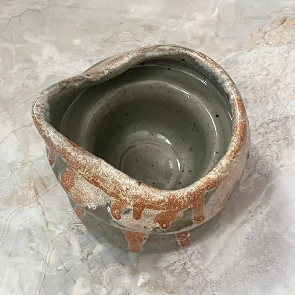 Studio Art Pottery Ceramic Creamer Cup 4